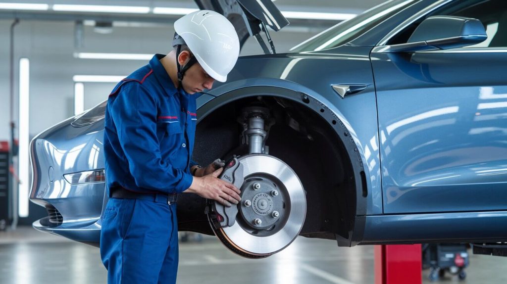 Tesla brake pads replacement 