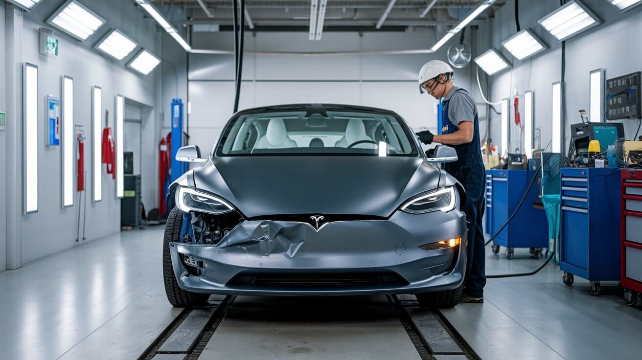 tesla body shop near me