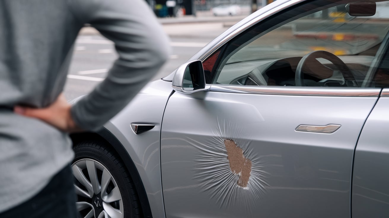 Tesla body repair UAE