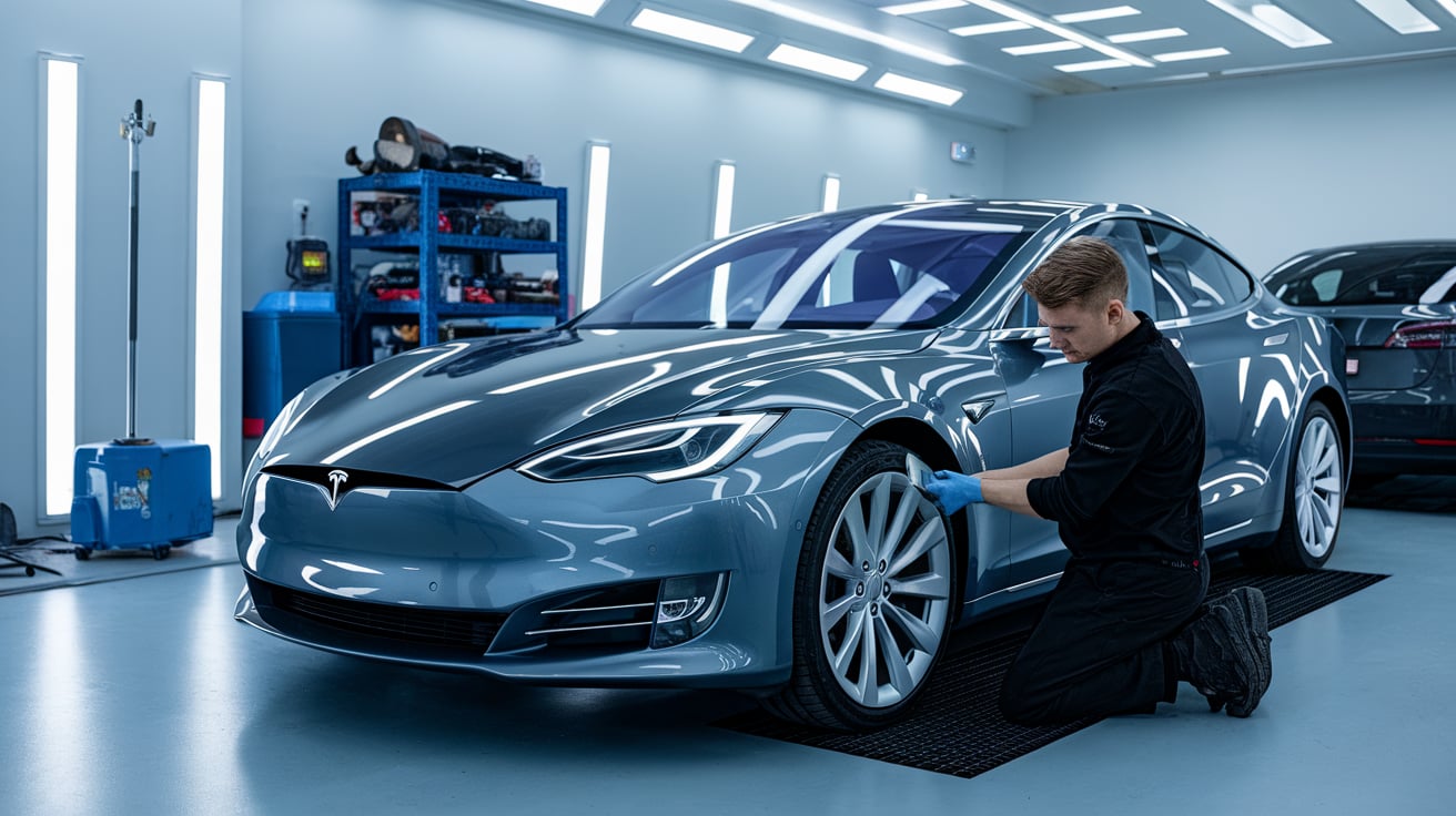 Tesla paint repair